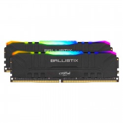 Crucial Ballistix Black RGB DDR4 16 Go (2 x 8 Go) 3000 MHz CL15