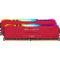CRUCIAL BALLISTIX 2X8GB (16GB KIT) DDR4 3600Mhz CL16  DIMM 288PIN RED RGB