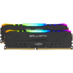 Crucial Ballistix RGB 16Go (2x8Go) DDR4 3600MHz CL16 (Noir)