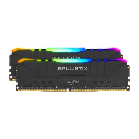 Crucial Ballistix RGB 16Go (2x8Go) DDR4 3600MHz CL16 (Noir)