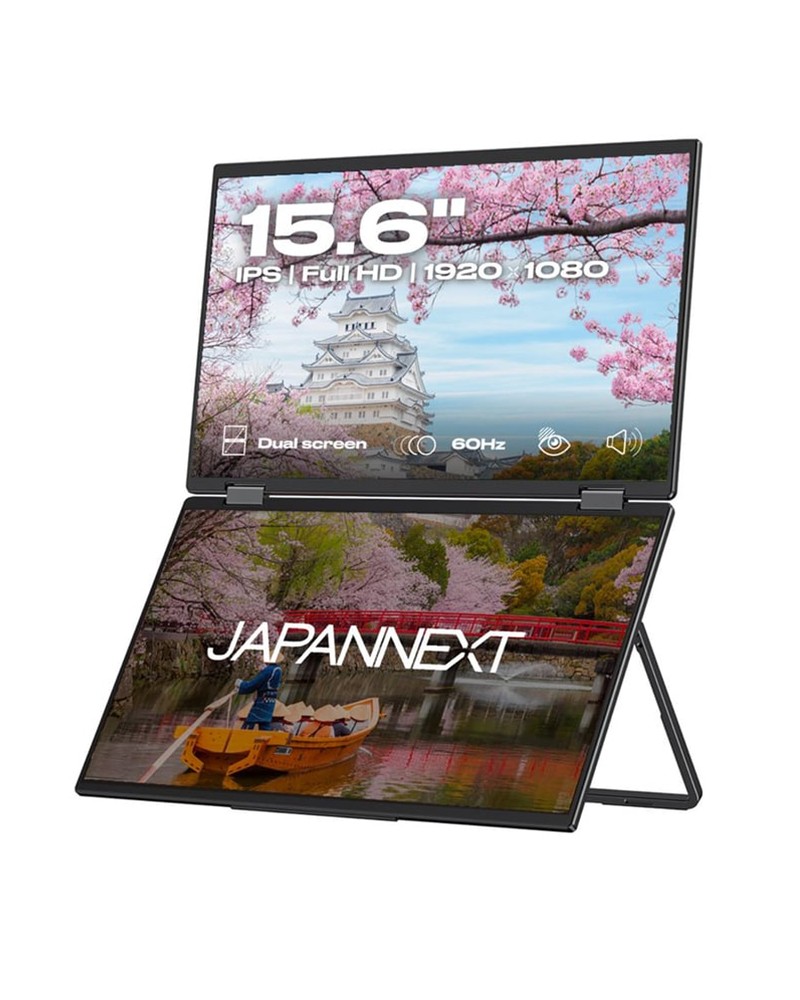 JAPANNEXT Double Écran Mobile-15.6"-IPS-USB C